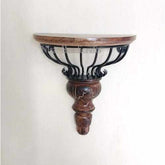 Beautiful Wooden Iron Decorative Wall Bracket, Shelf, Wall Mount - Decorlay